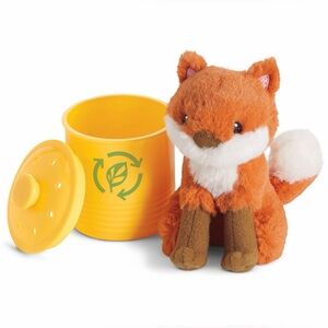 AMERICAN GIRL WellieWishers Fox & Composting Can (RETIRED SET)